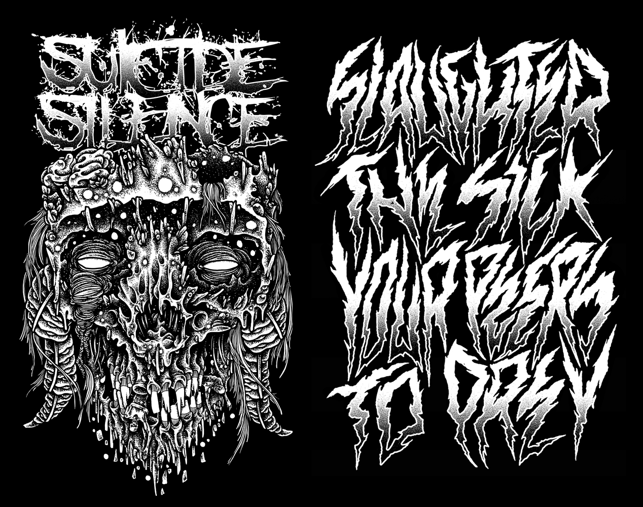 Suicide Silence slaughter illustration
