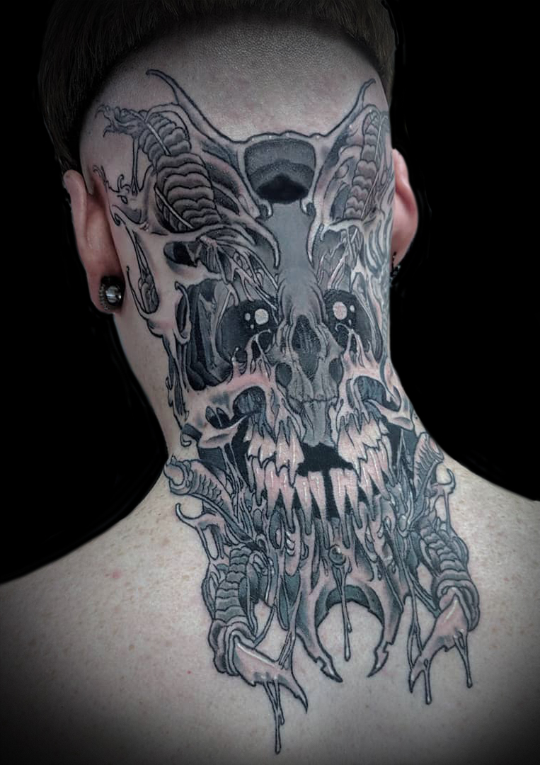 Head tattoo