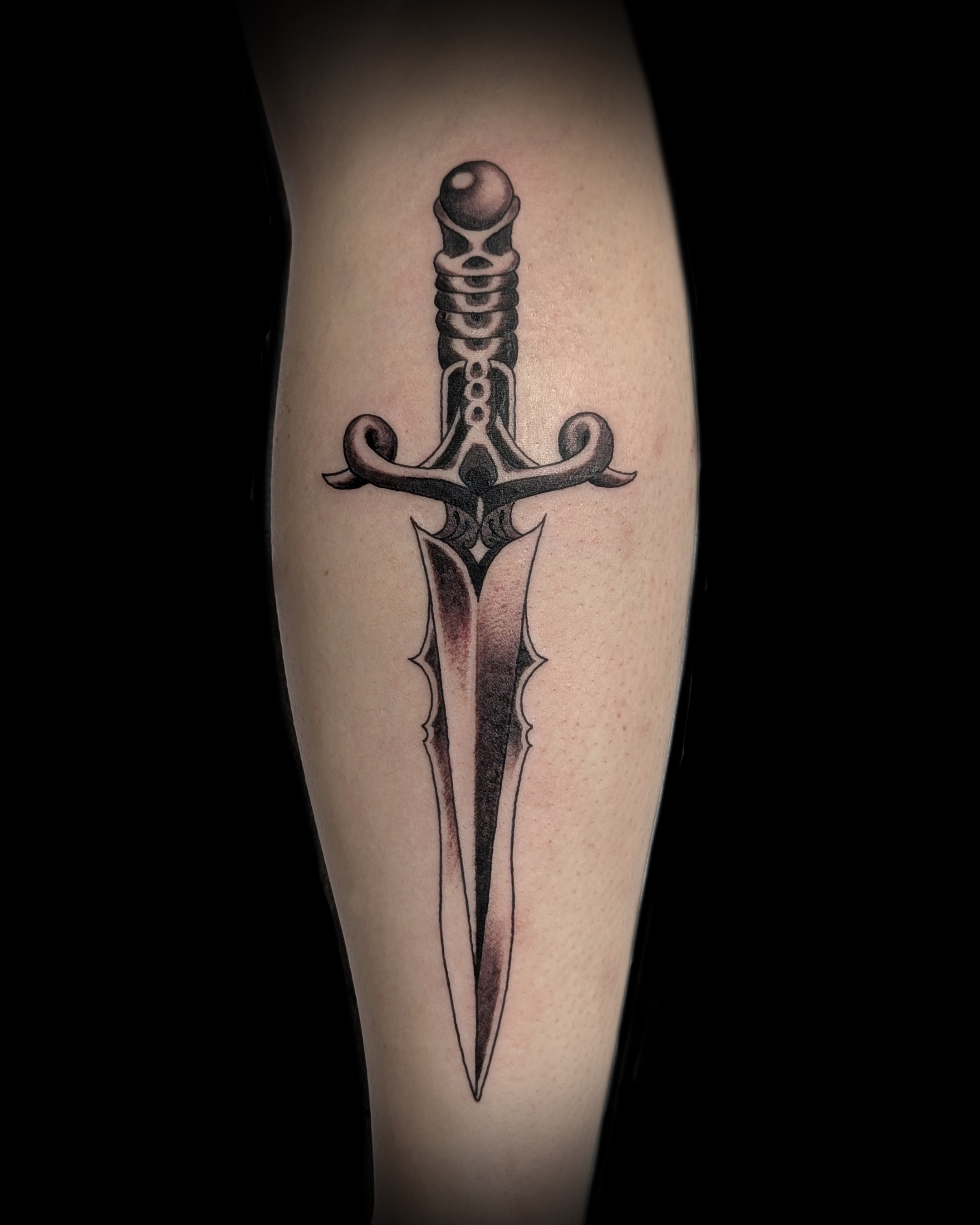 Dagger tattoo