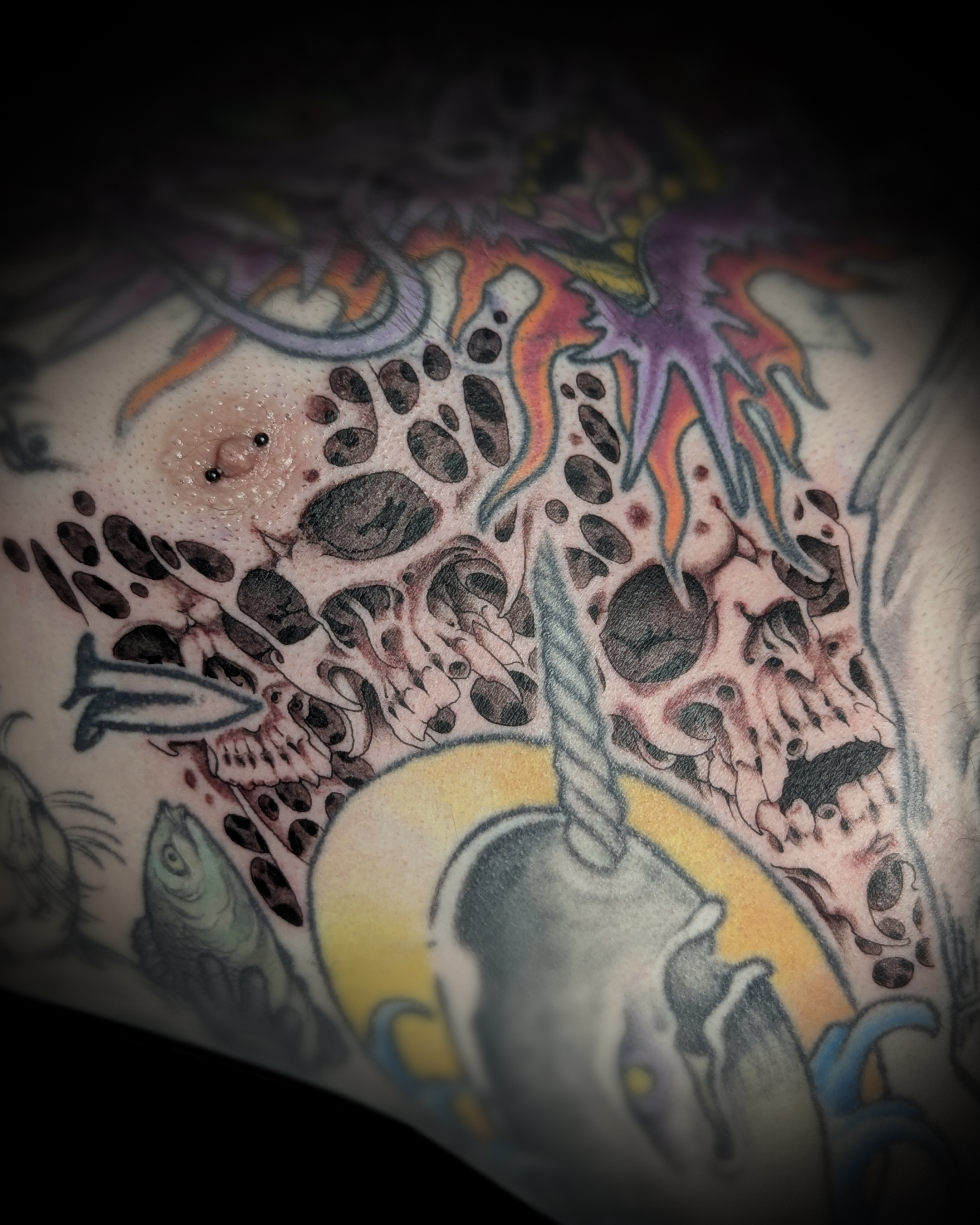 Gap filler tattoo