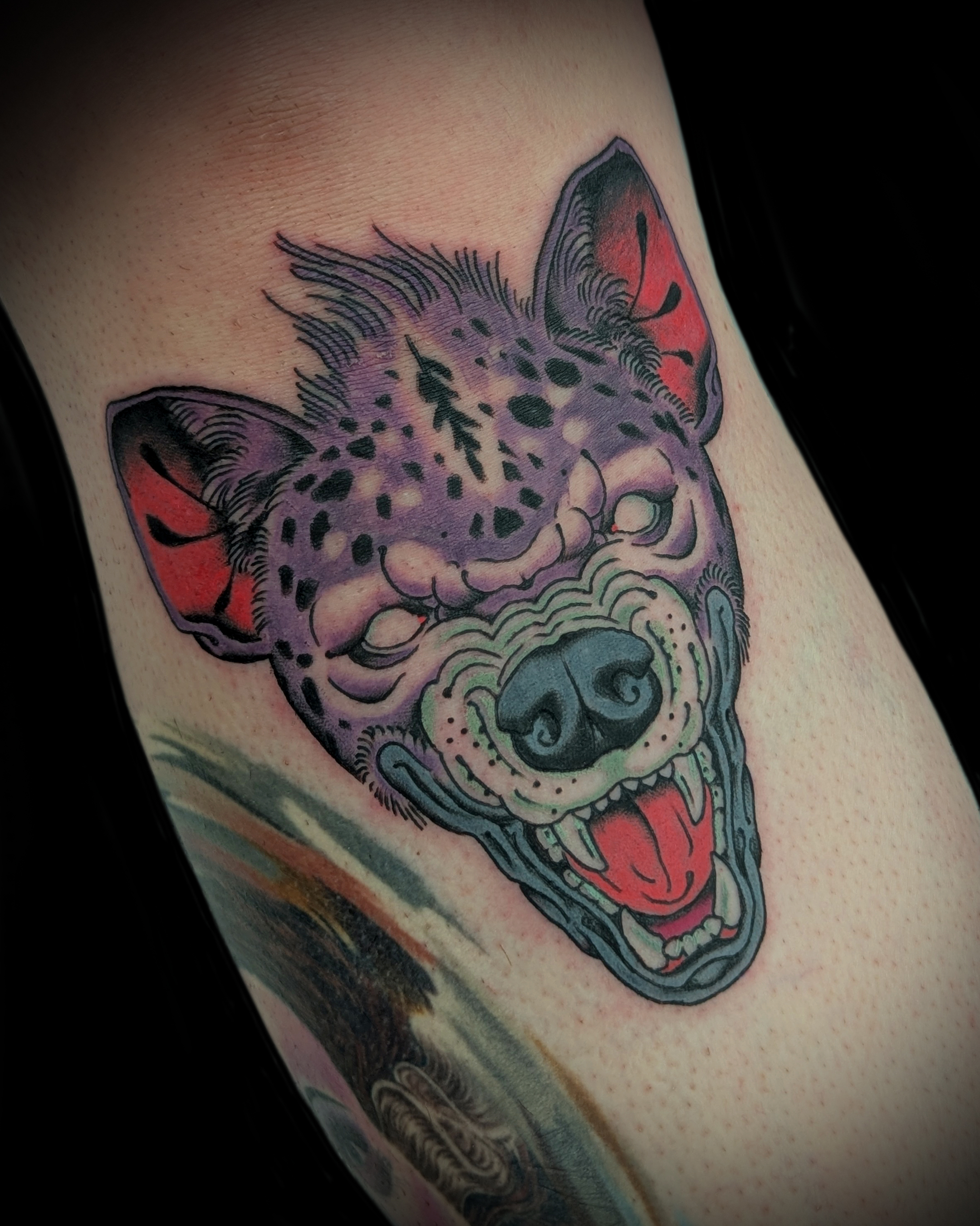 Hyena tattoo