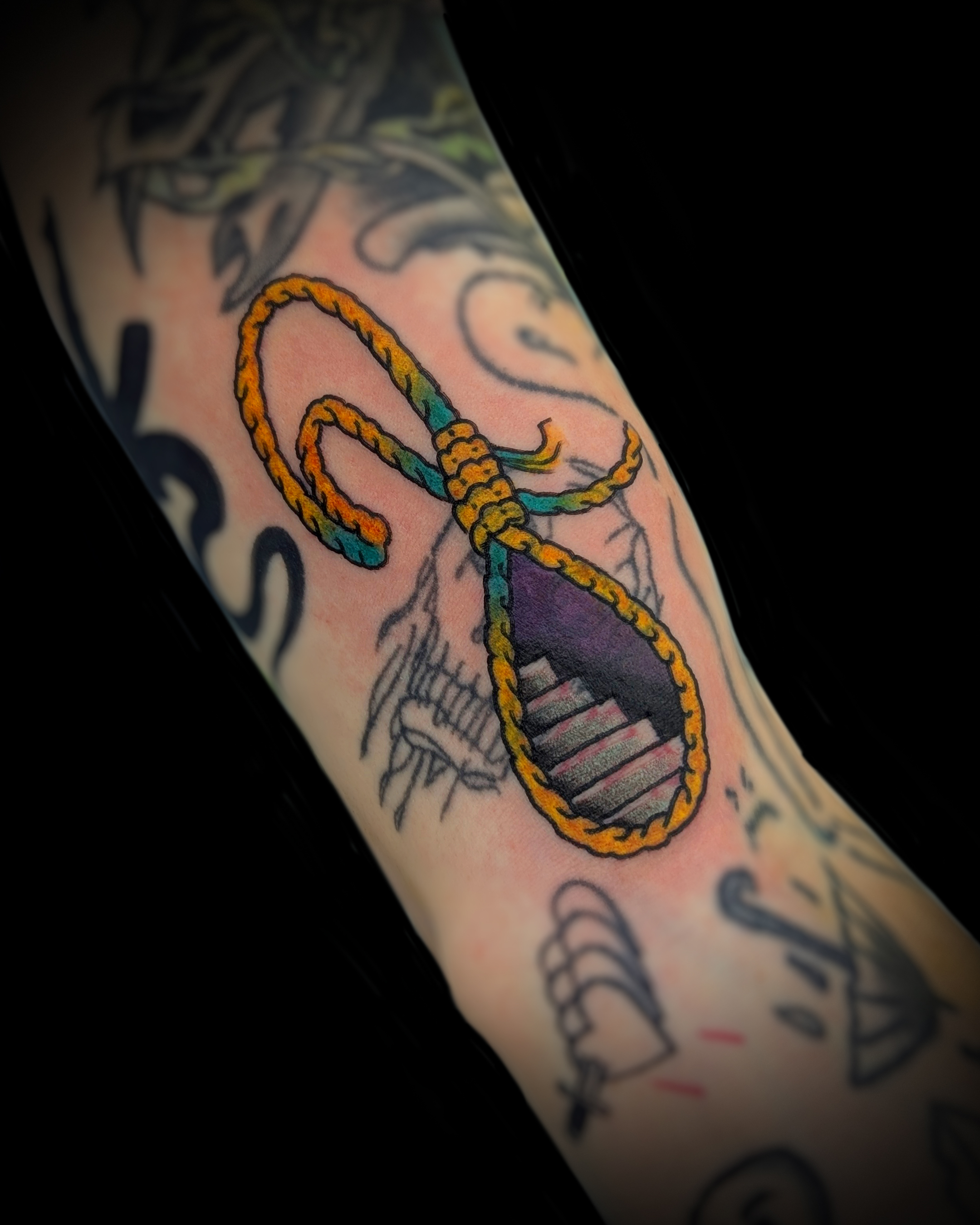 Noose tattoo