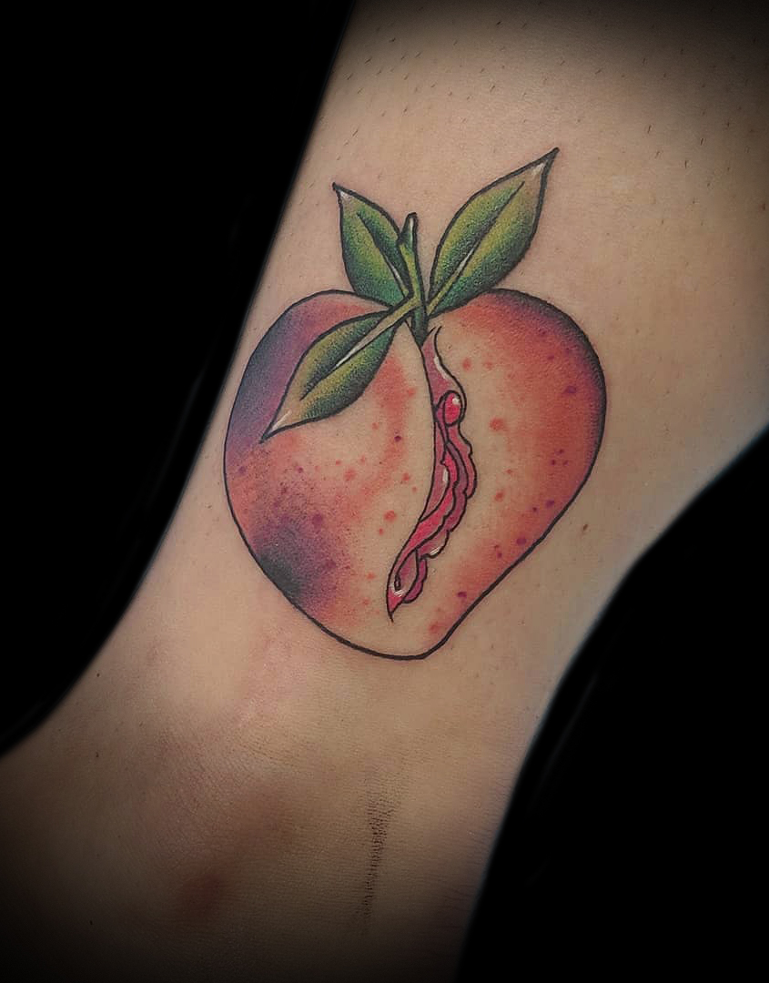 Peach tattoo