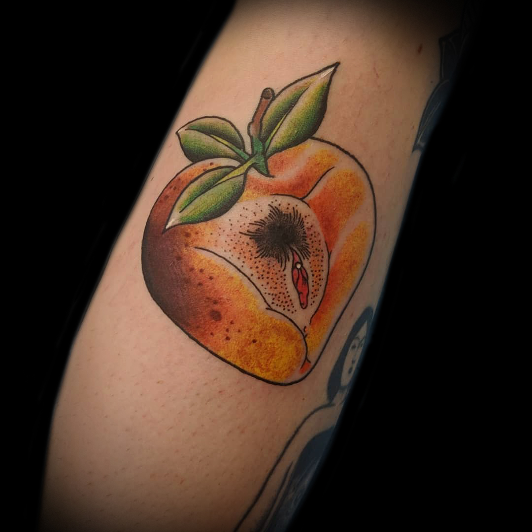 Peach tattoo